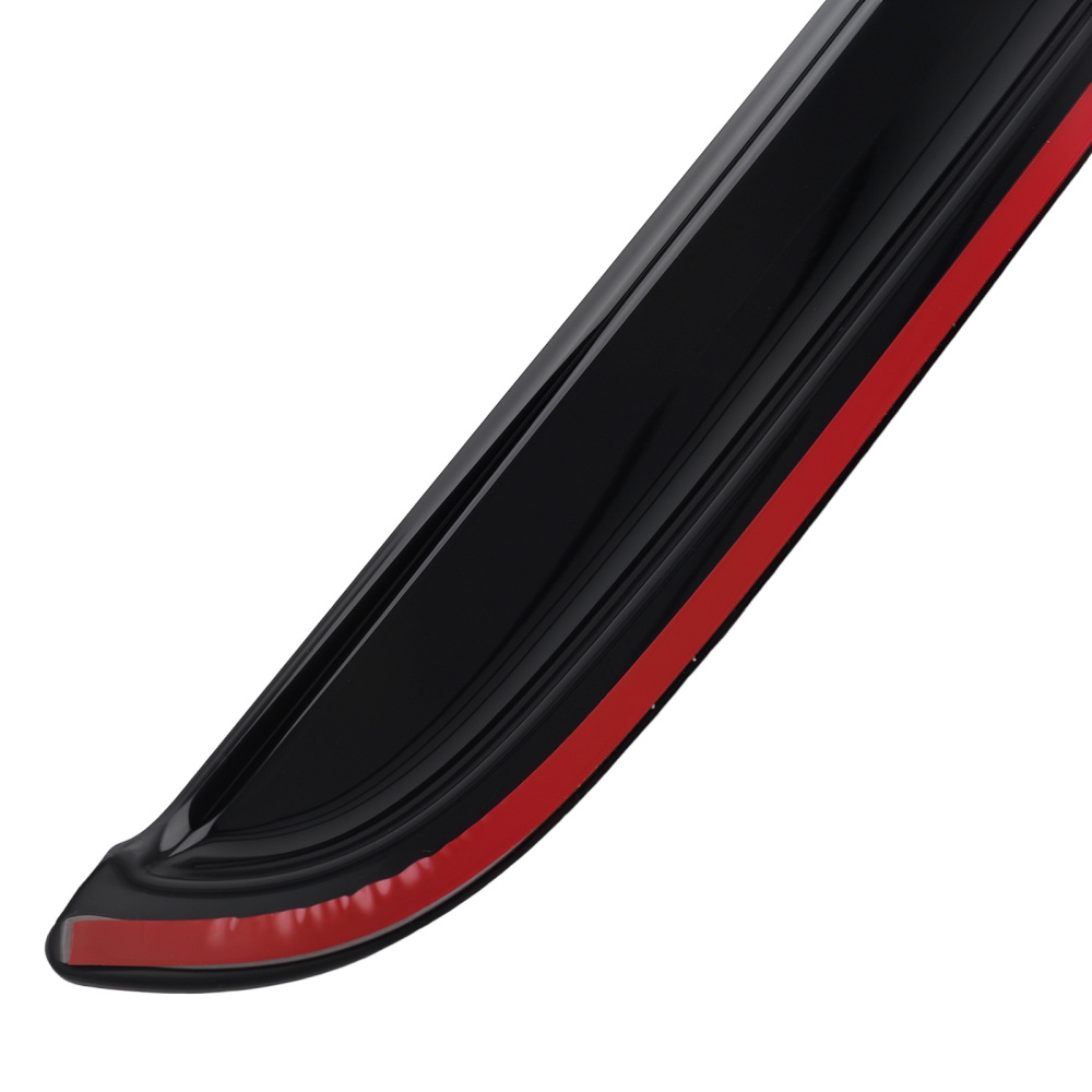 Rain Deflector Visor compatible for Dodge RAM 1500 Crew Cab 2009-2018 Black 4PC Set