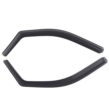 4PC Acrylic Side Guards compatible for Ford F150 2009-2014 Crew Cab Wind Deflectors