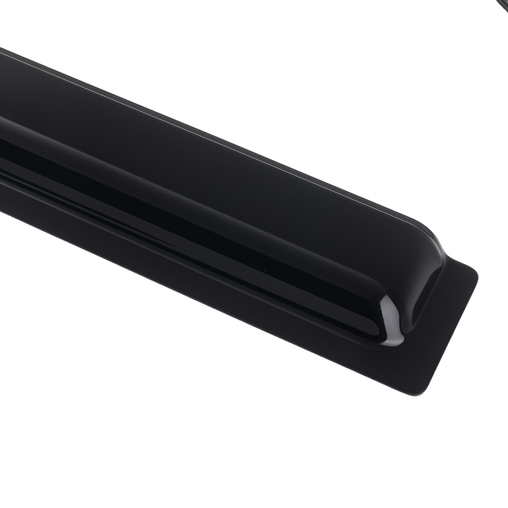 4Pcs Acrylic Window Visor compatible for Ford F250 F350 Extended Cab 99-16 Black