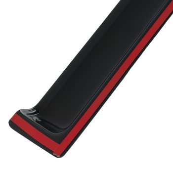 4Pcs Acrylic Window Visor compatible for Ford F250 F350 Extended Cab 99-16 Black