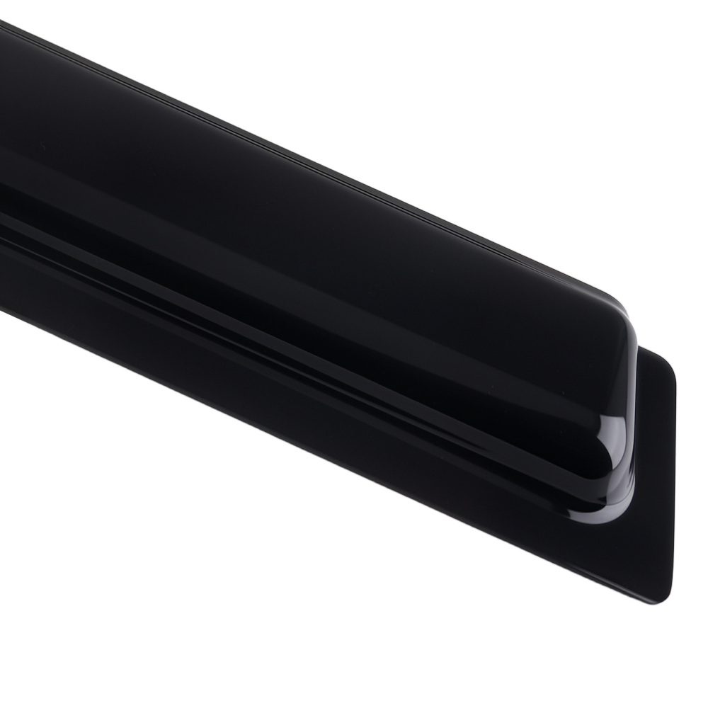 4Pcs Acrylic Window Visor compatible for Ford F250 F350 Extended Cab 99-16 Black