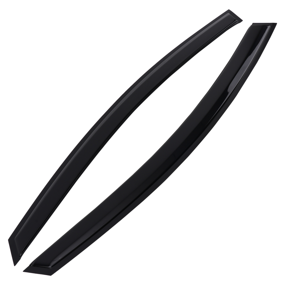 Door Rain Shield Guards compatible for Ford Mondeo 2015-2022 Outside Mount Black Set 4pc