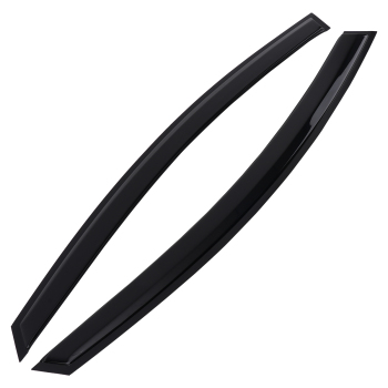 Door Rain Shield Guards compatible for Ford Mondeo 2015-2022 Outside Mount Black Set 4pc