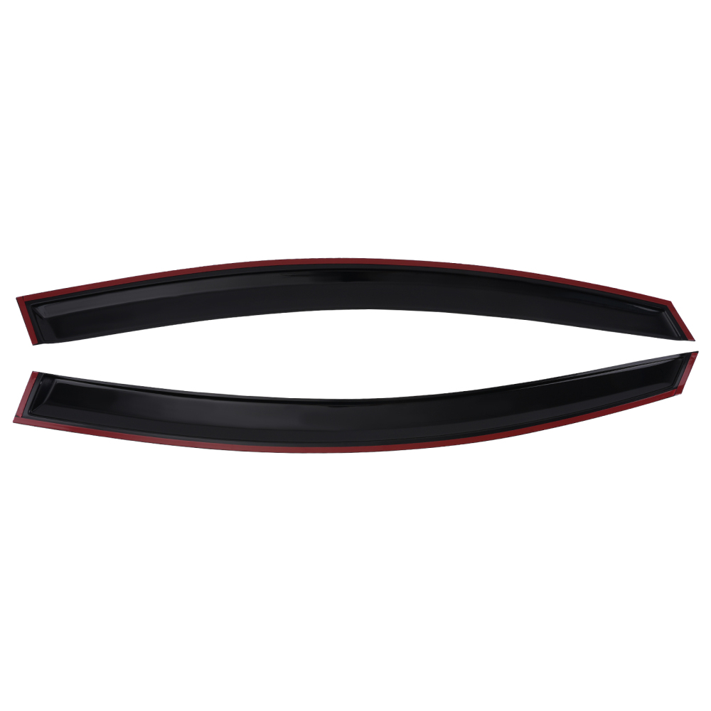 Door Rain Shield Guards compatible for Ford Mondeo 2015-2022 Outside Mount Black Set 4pc