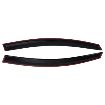 Door Rain Shield Guards compatible for Ford Mondeo 2015-2022 Outside Mount Black Set 4pc