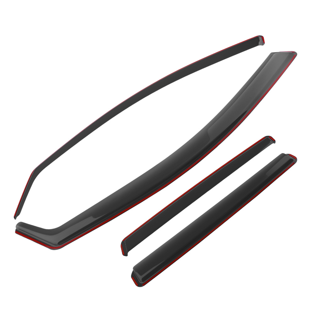 4pcs Acrylic Wind Deflectors compatible for VW Golf MK8 5-Door 2020+ Rain Guards Set