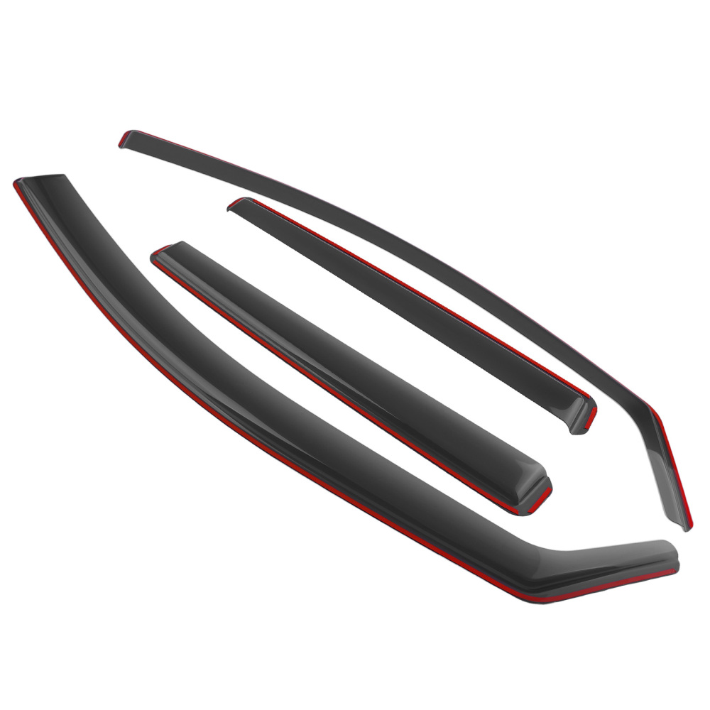 4pcs Acrylic Wind Deflectors compatible for VW Golf MK8 5-Door 2020+ Rain Guards Set