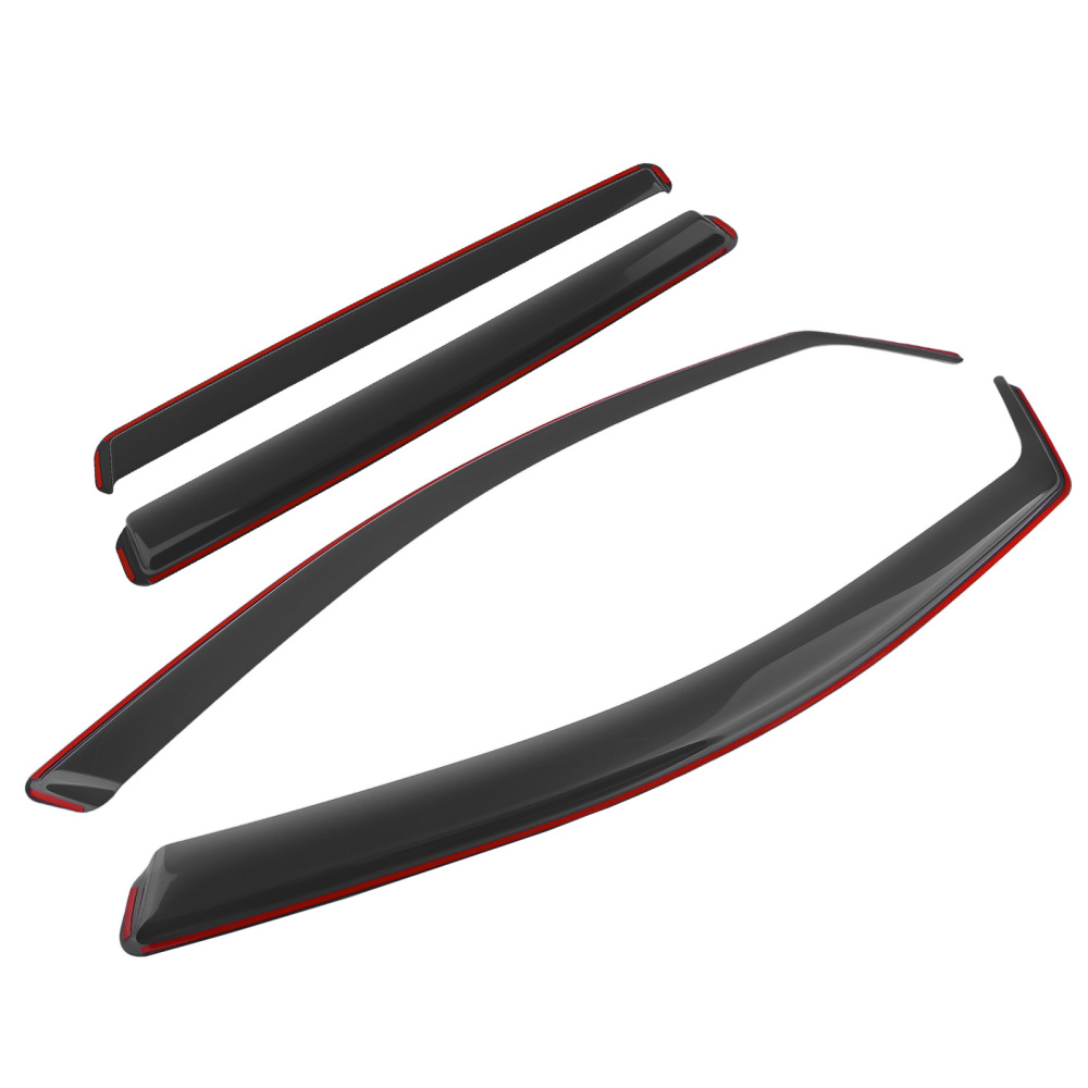 4pcs Acrylic Wind Deflectors compatible for VW Golf MK8 5-Door 2020+ Rain Guards Set