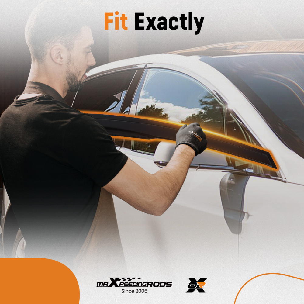 Wind Deflectors compatible for HONDA CIVIC MK8 2006-2012 5 Door Hatchback 4pc Tinted