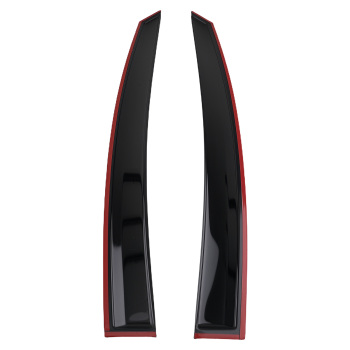 4Pcs Wind Deflectors Window Visor compatible for Hyundai Elantra 2011-2016 Black