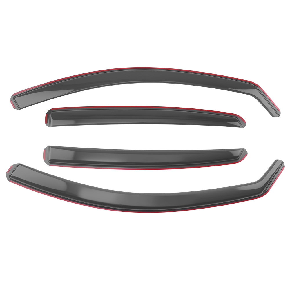 4 Pieces Wind Deflectors compatible for Honda Jazz MK3 5 Door 2015-2020 Window Guard