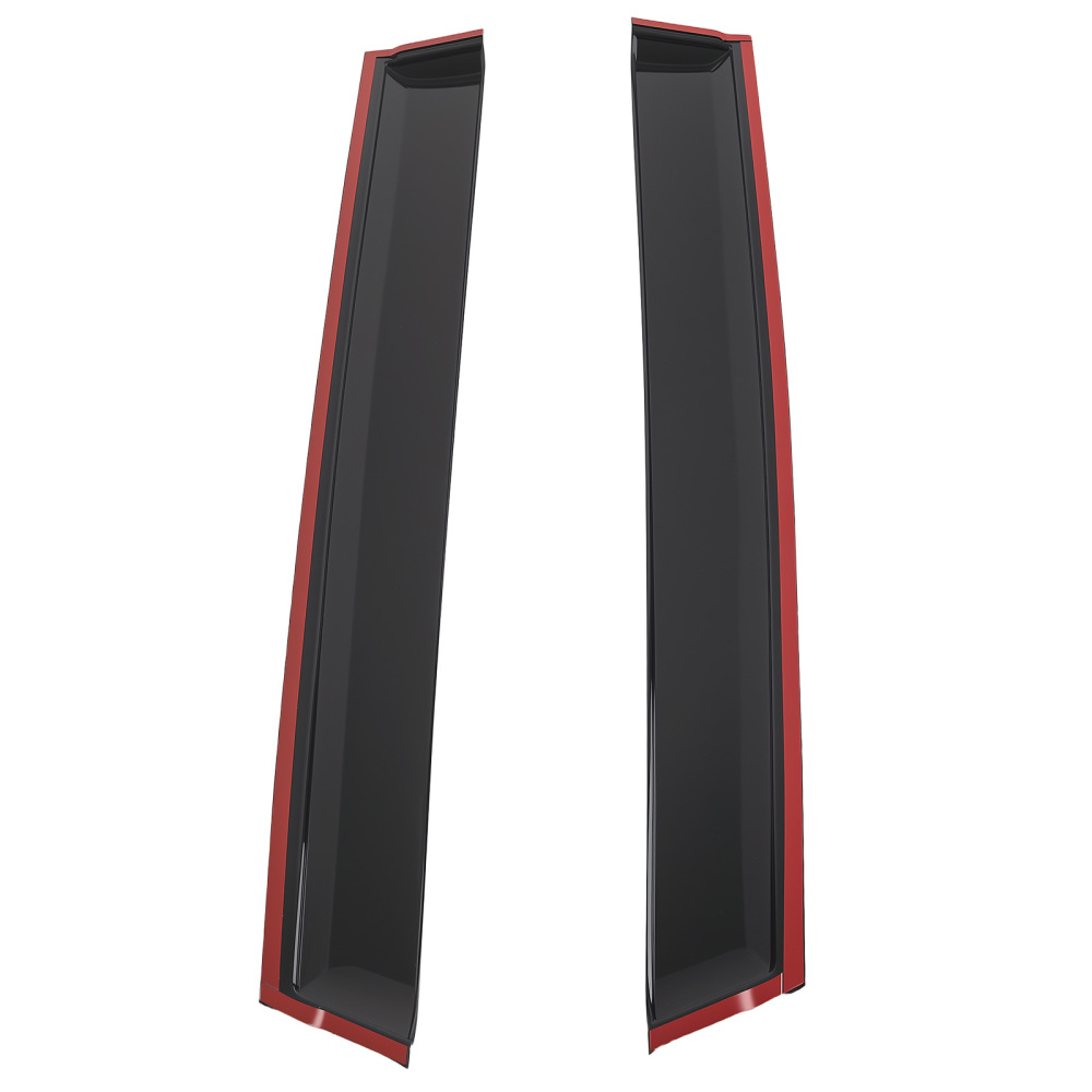 Wind Deflectors compatible for Subaru Impreza 4-Door Sedan 2012-2016 Acrylic 4Pcs Black