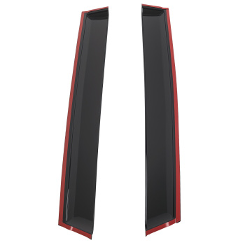 Wind Deflectors compatible for Subaru Impreza 4-Door Sedan 2012-2016 Acrylic 4Pcs Black