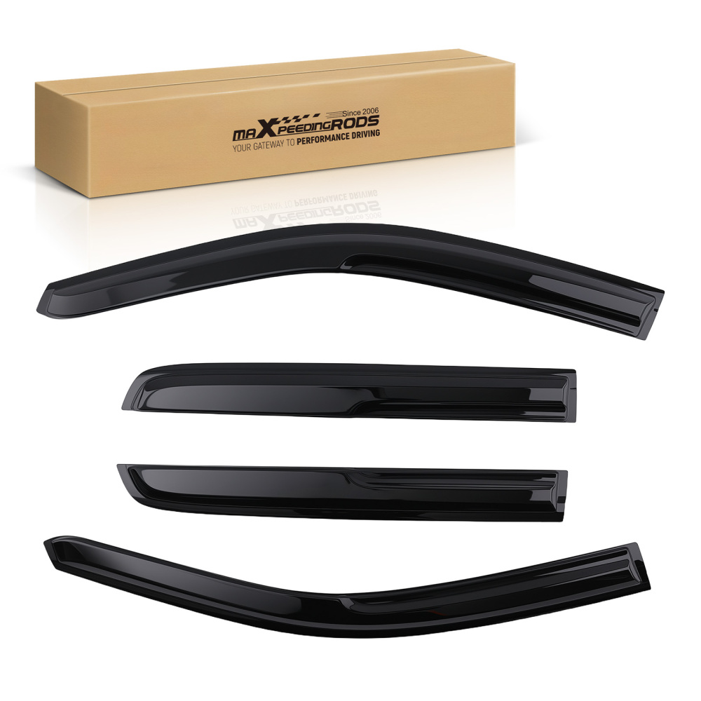 Window Vent Rain Guard Visor compatible for Jeep Grand Cherokee 2005-2010 2.5mm