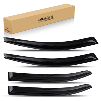4Door Rain Deflectors Visors Set compatible for VW Jetta MK6 2011-2018 Outside 4pc