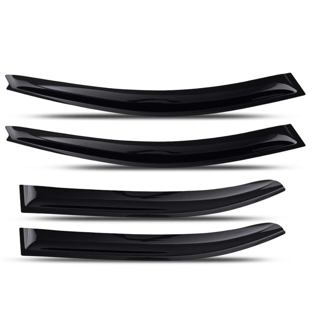 4Door Rain Deflectors Visors Set compatible for VW Jetta MK6 2011-2018 Outside 4pc