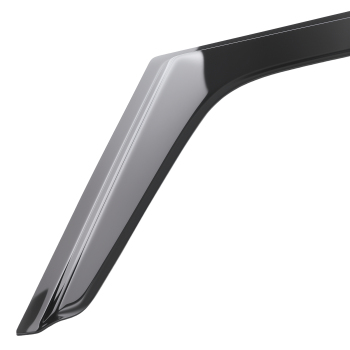 4PC Side Window Rain Guards compatible for Subaru Forester 2019-2024 Black