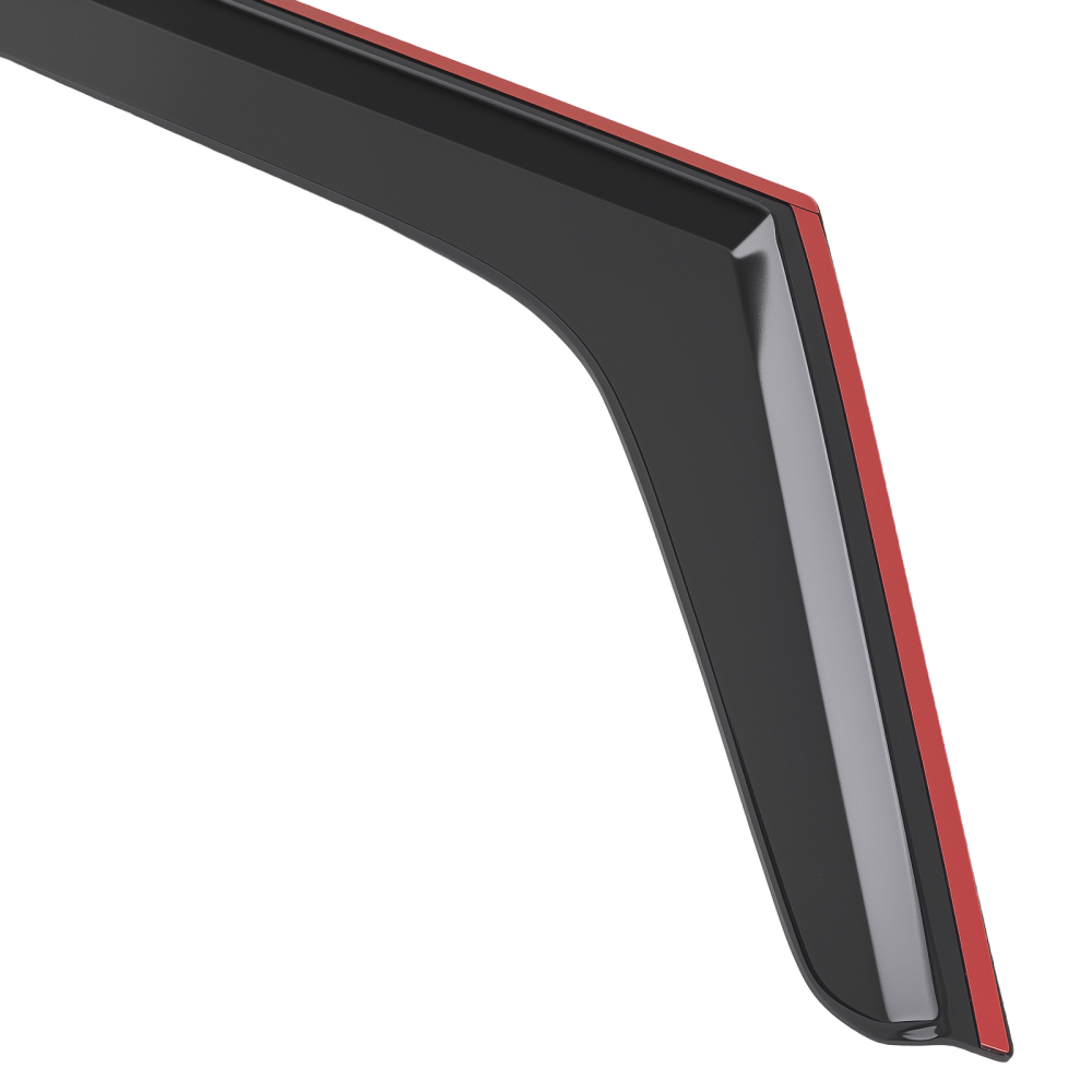 4PC Side Window Rain Guards compatible for Subaru Forester 2019-2024 Black