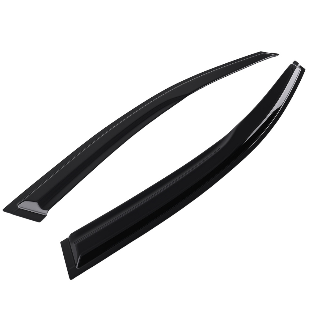 Rain Guard Vent Window Visor compatible for Kia Optima 2011-2015 Black Outside Mount