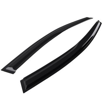 Rain Guard Vent Window Visor compatible for Kia Optima 2011-2015 Black Outside Mount