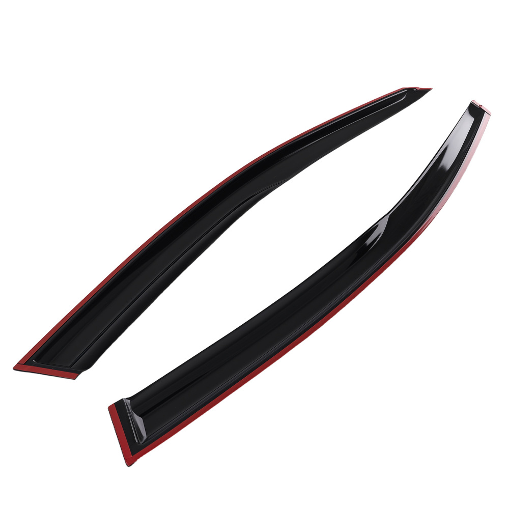 Rain Guard Vent Window Visor compatible for Kia Optima 2011-2015 Black Outside Mount