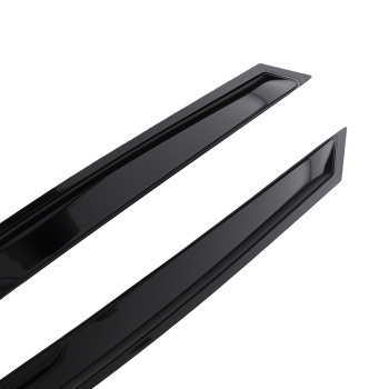 Rain Guard Vent Window Visor compatible for Kia Optima 2011-2015 Black Outside Mount