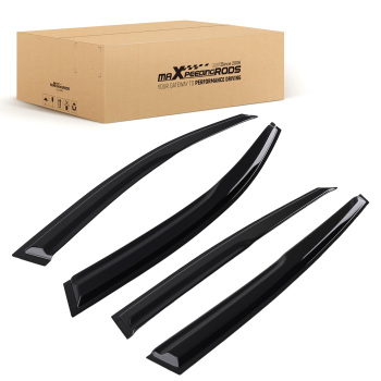 Rain Guard Vent Window Visor compatible for Kia Optima 2011-2015 Black Outside Mount