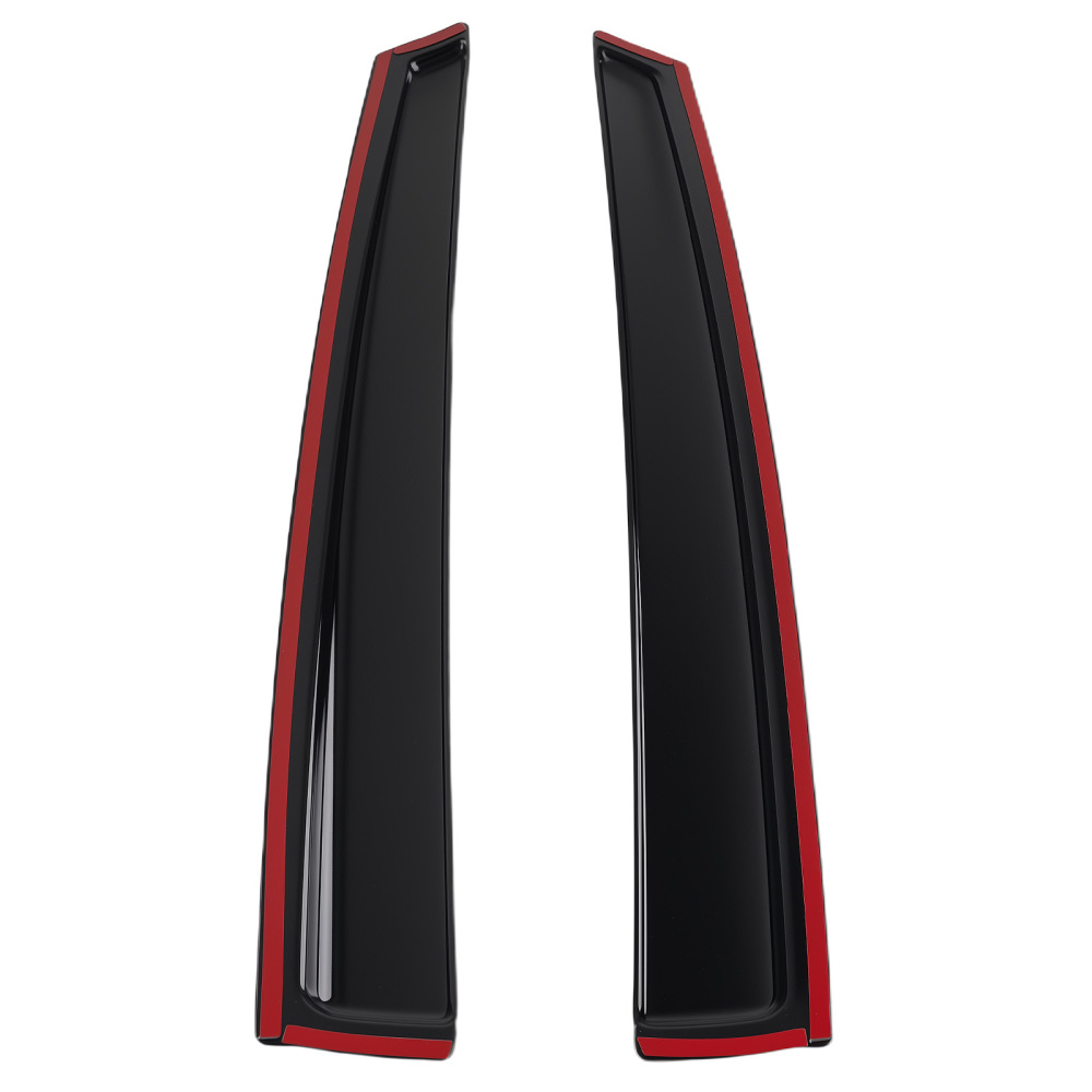 4Pcs Window Visor Rain Guard Set compatible for Kia Optima 2016-2020 Black 1.8mm