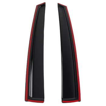 4Pcs Window Visor Rain Guard Set compatible for Kia Optima 2016-2020 Black 1.8mm