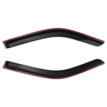 Rain Guards compatible for Ford Kuga 2008-2012 Outside Mount BlackFront Rear 4-Piece Set