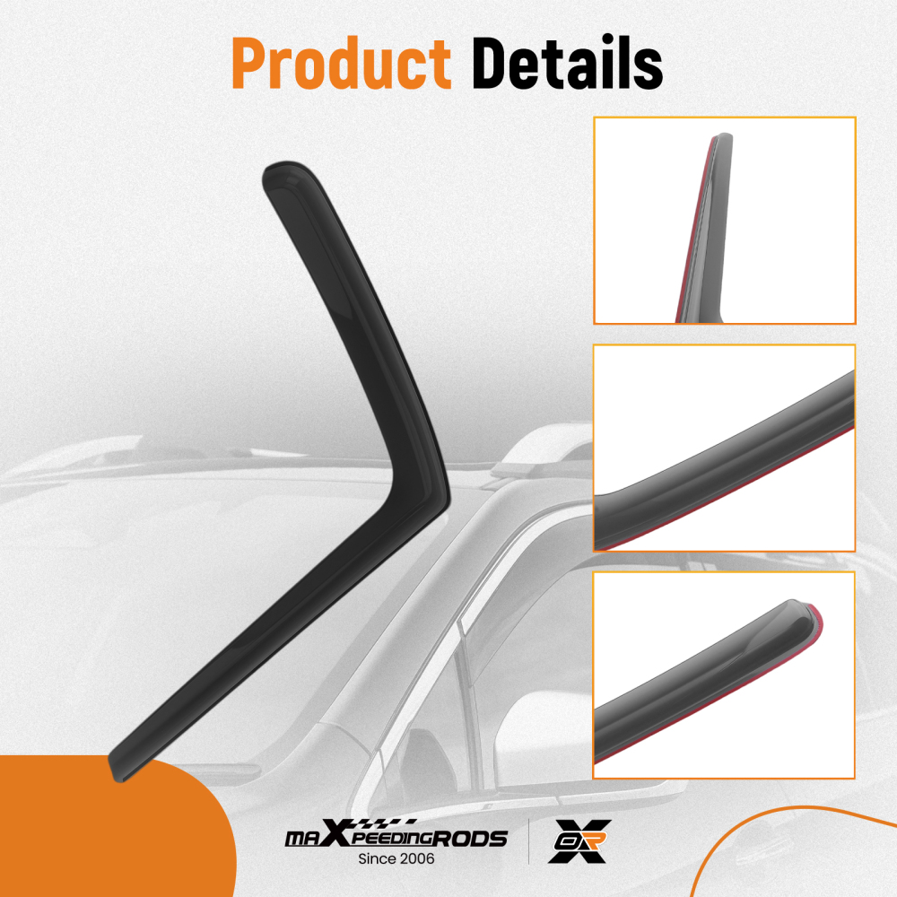 Acrylic Window Deflectors compatible for Mercedes Sprinter 2018-UP Rain Guards 2PC Set