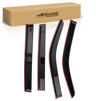 Rain Guard Vent Visor compatible for Nissan Frontier Crew Cab 2022-2024 Acrylic 4Pcs