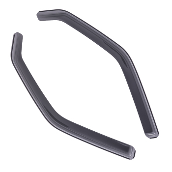 Wind Deflectors compatible for Nissan Juke 2010-2019 Outside Mount BlackSet