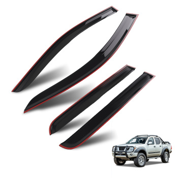 Weather Shields compatible for Nissan Navara D40 Dual Cab 05-15 Window Visors Acrylic
