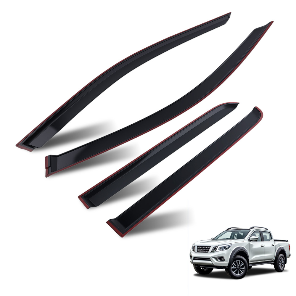 Weather Shields compatible for Nissan Navara D23 2015-2024 Window Visors Weathershield