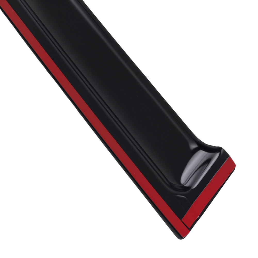 4Pcs Window Rain Guard Visor compatible for Nissan Rogue 2014-2020 Black Acrylic 1.8mm