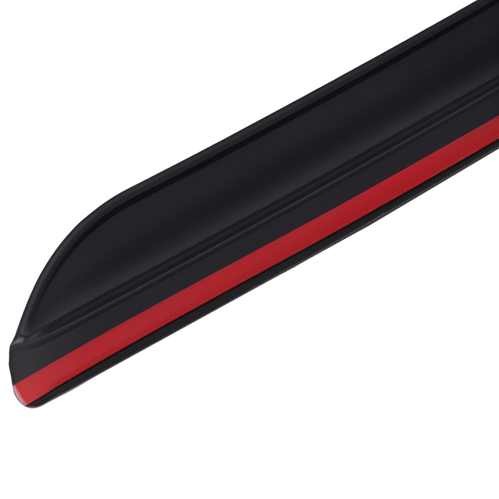 4Pcs Window Rain Guard Visor compatible for Nissan Rogue 2014-2020 Black Acrylic 1.8mm