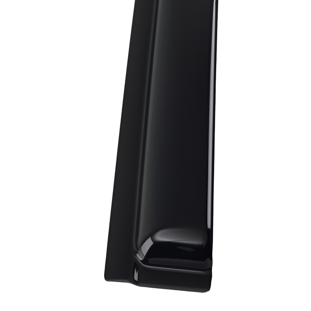 4Pcs Window Rain Guard Visor compatible for Nissan Rogue 2014-2020 Black Acrylic 1.8mm