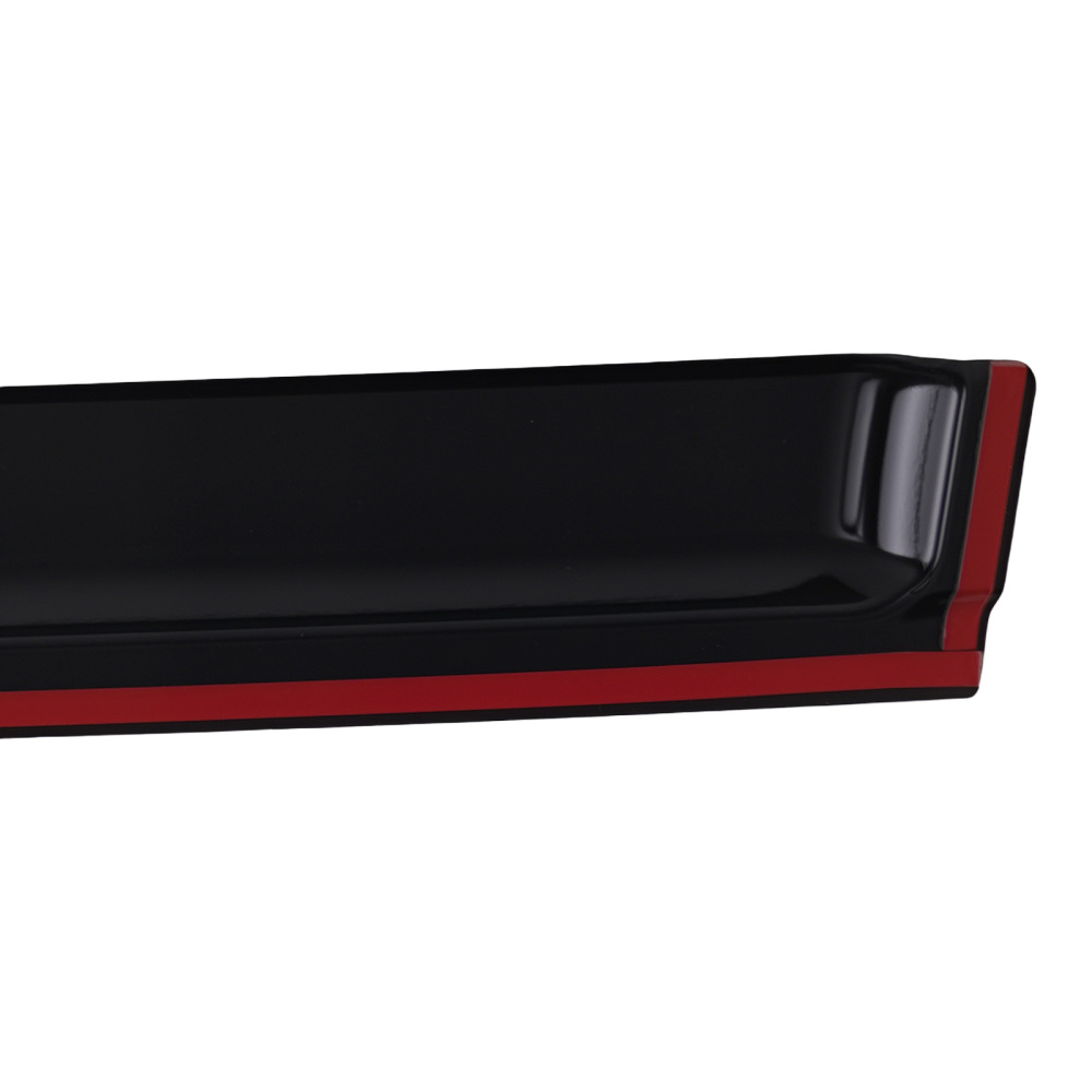 4Pcs Window Rain Guard Visor compatible for Nissan Rogue 2014-2020 Black Acrylic 1.8mm