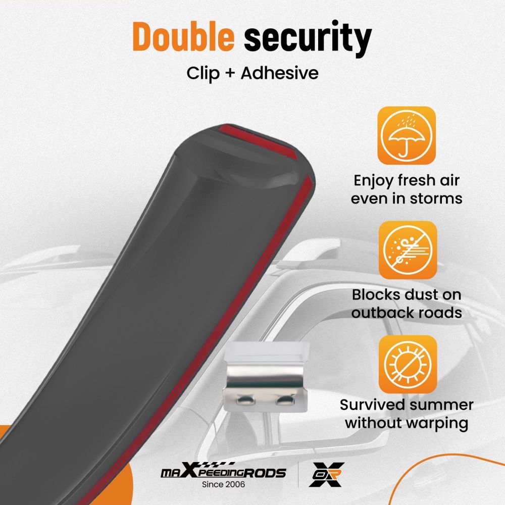 Wind Deflectors compatible for Peugeot 208 MK1 2012-2019 Enhanced Visibility Rain Guards