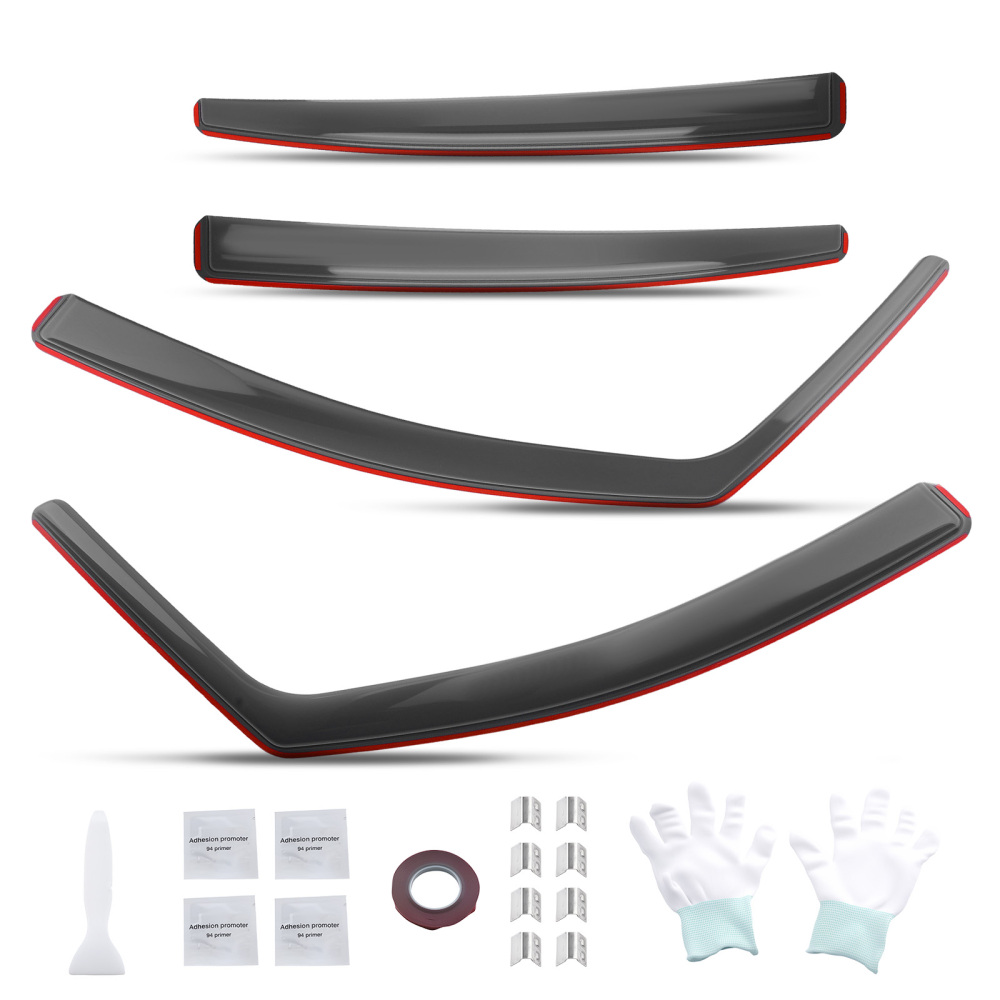 Wind Deflectors compatible for Peugeot 208 2012-2019 Temperature Control Ventilation