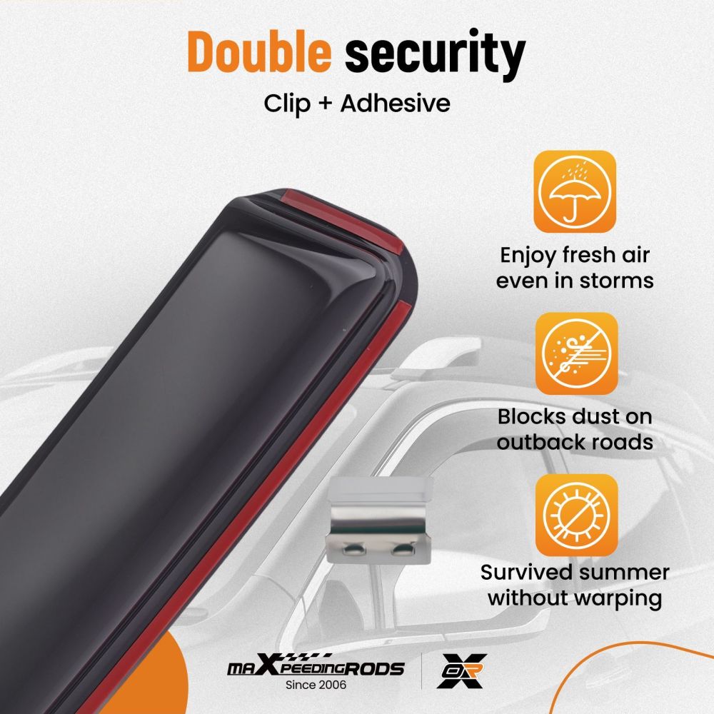 Wind Deflectors compatible for Peugeot 208 MK2 5-Door Hatch 2020-2024 Visors Set