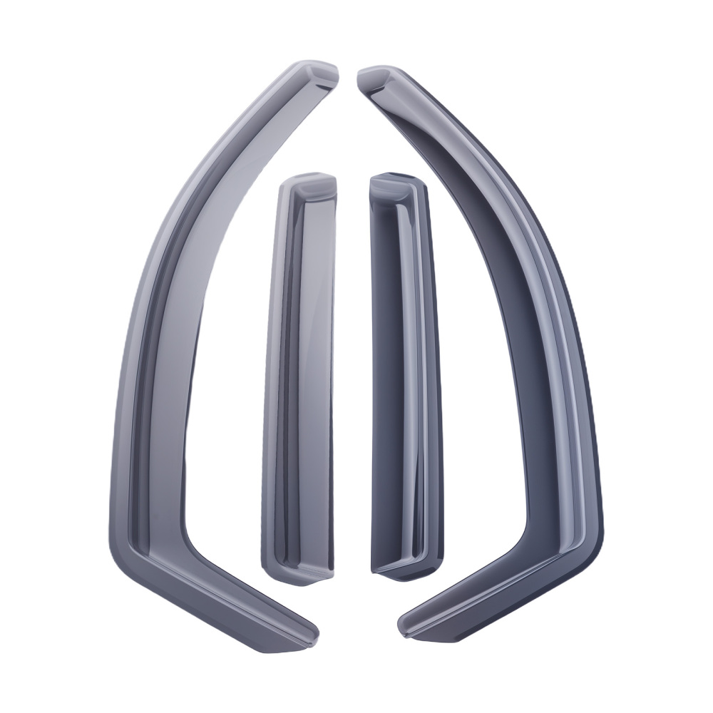 In-Channel Wind Deflectors compatible for Nissan Qashqai 2014-2021 Front Rear Set