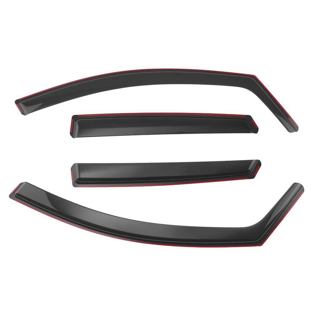 Wind Deflectors 4pcs Acrylic compatible for Renault Captur MK2 5-Door 2020-2024 Guards