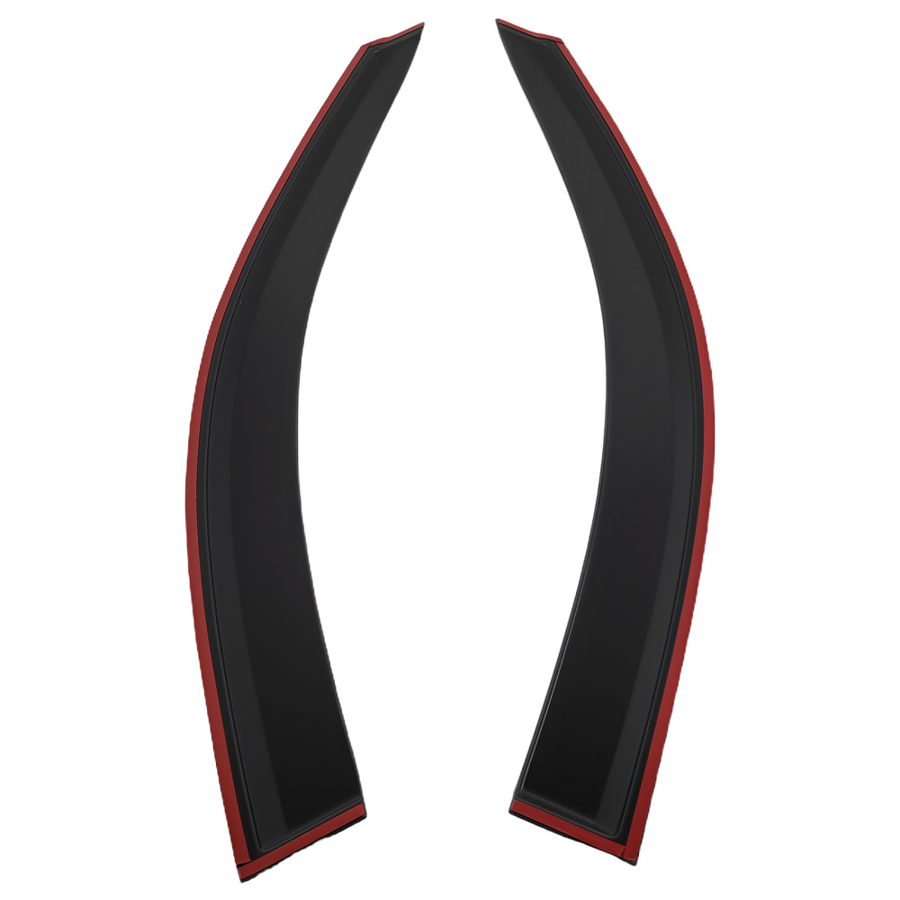 4Pcs Rain Guards Window Visor compatible for Acura RDX 2007-2012 Outside Mount Black