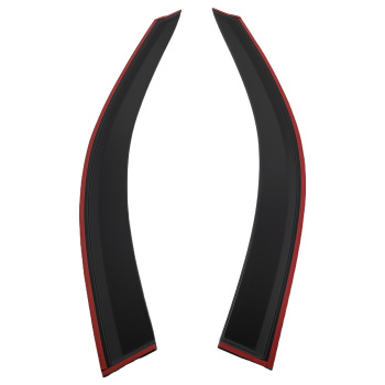 4Pcs Rain Guards Window Visor compatible for Acura RDX 2007-2012 Outside Mount Black
