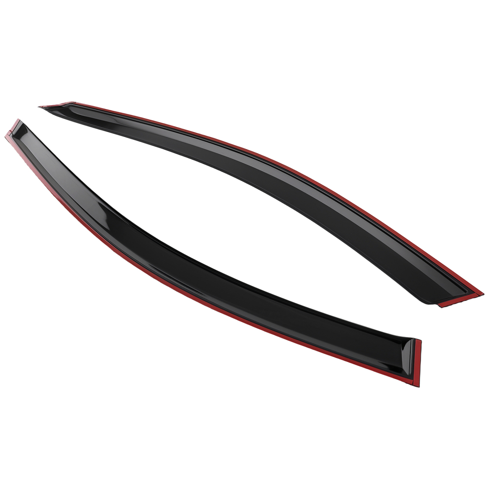 4Pcs Rain Guards Window Visor compatible for Acura RDX 2007-2012 Outside Mount Black