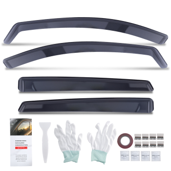 4pcs Acrylic Rain Guards compatible for Seat Ibiza MK5 2017-2024 Wind Window Deflectors