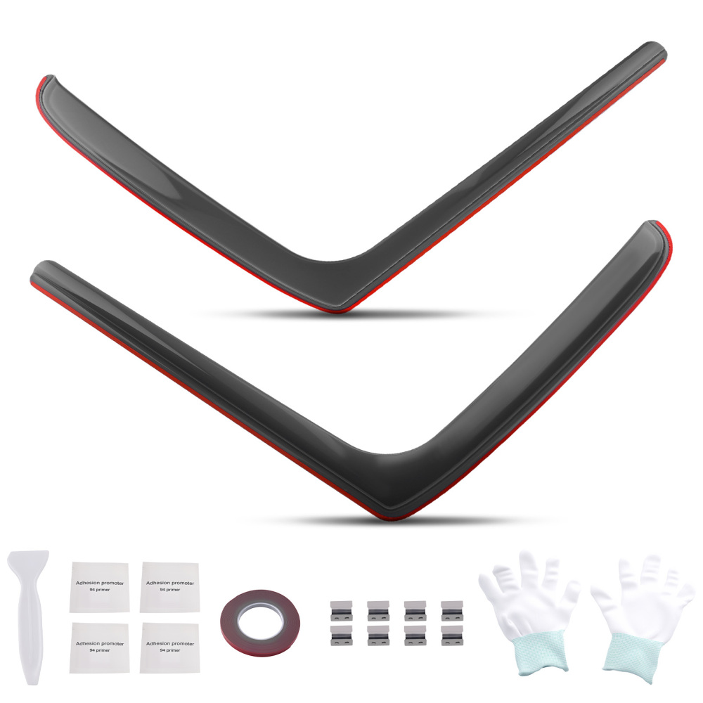 Acrylic Wind Deflector compatible for Mercedes Sprinter 2006-2018 Rain Visor 1.5mm 2PC