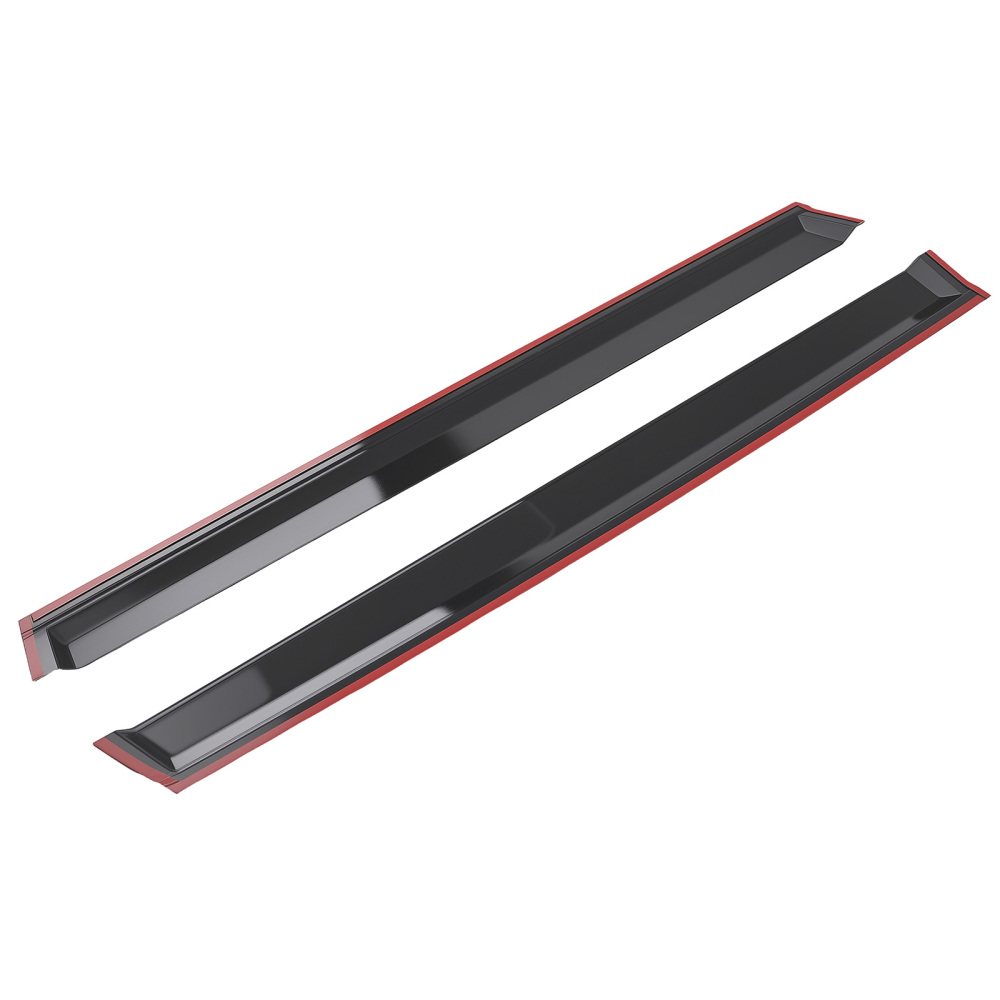 Rain Guard Vent compatible for Hyundai Santa Fe 2019-2023 Window Visor Black Acrylic